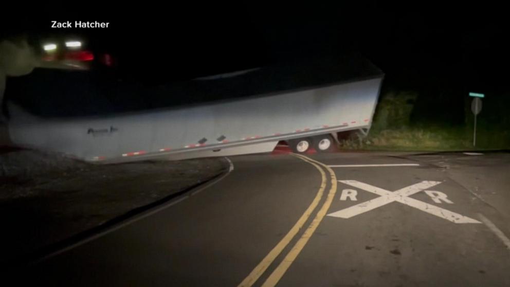 VIDEO: Truck driver saved just seconds before train hits vehicle