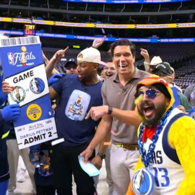 VIDEO: Dad receives surprise tickets to see Mavericks in NBA Finals