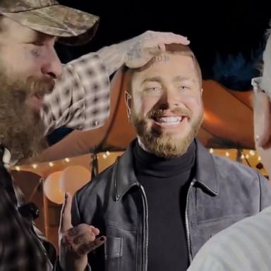 VIDEO: Post Malone is blown away by seeing himself in wax for 1st time