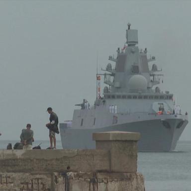 VIDEO: Russian warships enter waters off Cuba