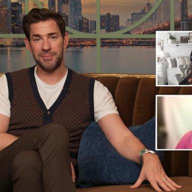 VIDEO: John Krasinski joins the Pop Culture Moms podcast