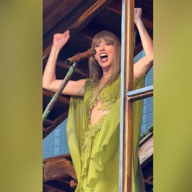 VIDEO: Taylor Swift congratulates couple after spotting proposal during show