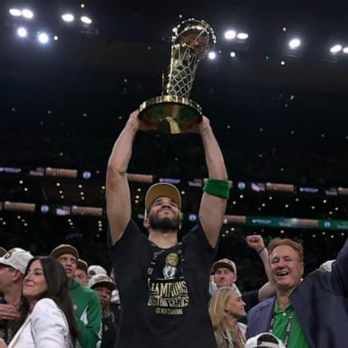 VIDEO: Celtics win historic 18th NBA title