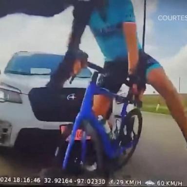 VIDEO: Cyclists survive hit-and-run with SUV