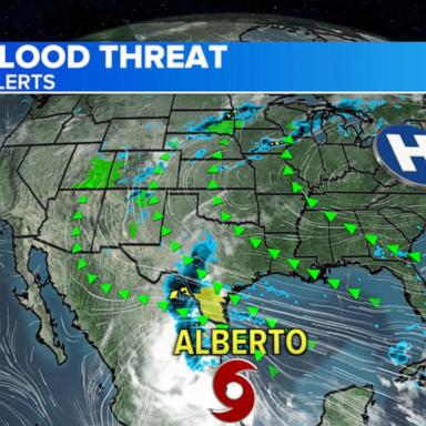 VIDEO: Latest track and timing of Tropical Storm Alberto