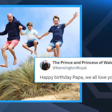 VIDEO: Prince William's birthday celebrated with new photo