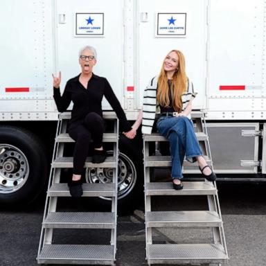 VIDEO: Jamie Lee Curtis and Lindsay Lohan reunite for 'Freaky Friday' sequel 