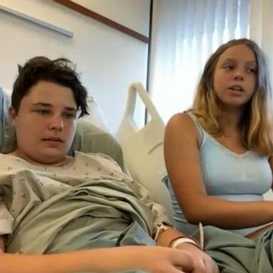 VIDEO: 14-year-old shark attack survivor speaks out