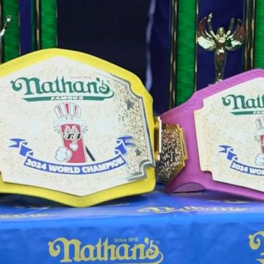 VIDEO: All eyes on Nathan’s annual hot dog eating contest