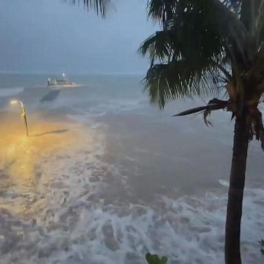 VIDEO: Hurricane Beryl makes landfall in Mexico