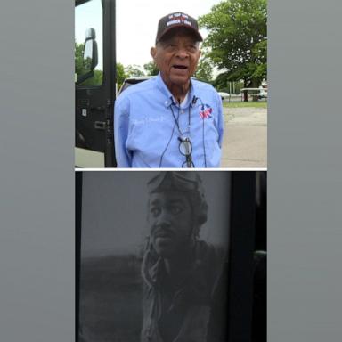 VIDEO: Tuskegee Airman celebrates 100th birthday on Fourth of July 