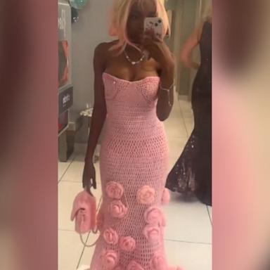 VIDEO: Massachusetts teen who went viral for crocheting her own prom dress speaks out