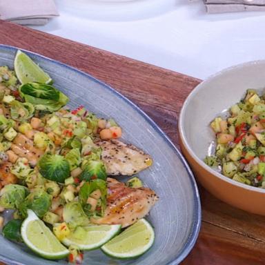 VIDEO: Dish up Robert Irvine's grilled chicken with pineapple salsa for summer