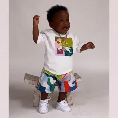 VIDEO: Watch this baby take his 1st steps during photoshoot 