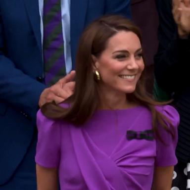 VIDEO: Kate Middleton receives standing ovation at Wimbledon amid cancer treatment