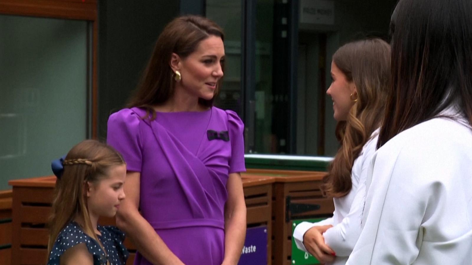 VIDEO: Kate Middleton attends Wimbledon men's final amid cancer treatment