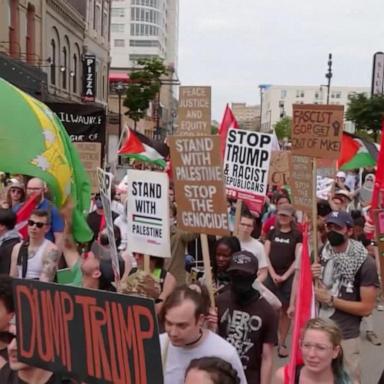 VIDEO: Protesters appear at Republican National Convention