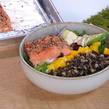 VIDEO: Food Network star Sunny Anderson makes summer salmon bowls