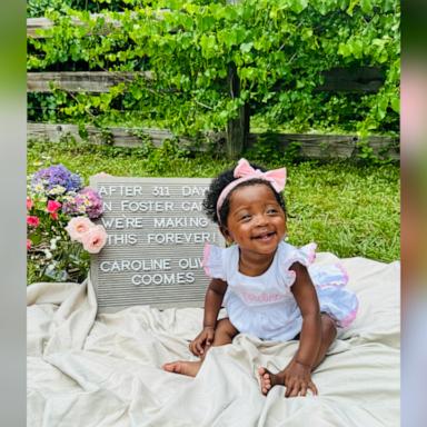 VIDEO: ‘She was supposed to be here forever:’ Family shares emotional journey adopting 10-day-old foster child 