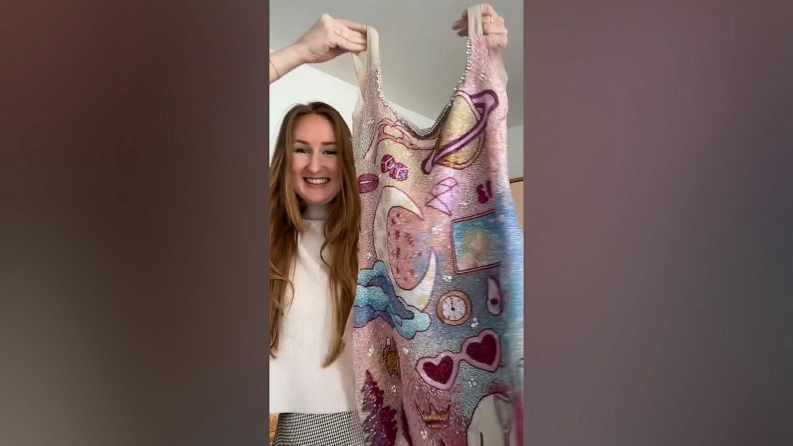 VIDEO: This beaded dress created for Taylor Swift's Eras Tour took over 500 hours to make