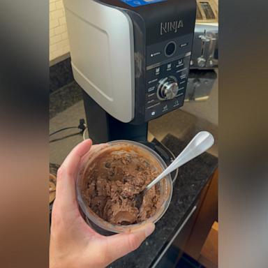 VIDEO: I tried making chocolate protein ice cream with the Ninja CREAMi