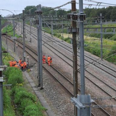 VIDEO: French train lines targeted ahead of Olympics opening ceremony in Paris