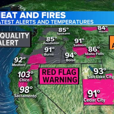 VIDEO: Wildfires trigger air quality alerts