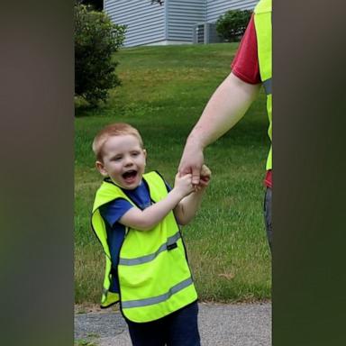 Alan has cystic fibrosis, and his parents told WCVB he's always been fascinated by the process of trash collection. So, Make-A-Wish helped him achieve his dream.