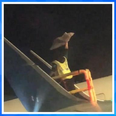 VIDEO: Investigation after Delta wing makes contact with parked plane