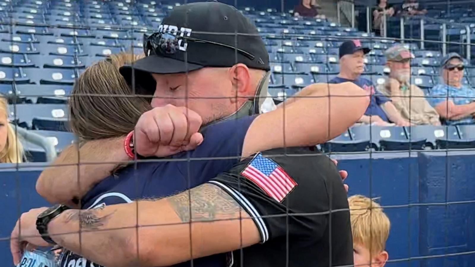 While working at a Little League game, Korey Pontbriand was struck by a baseball and received lifesaving medical help from Dr. Jennifer LaFemina, who was at the game cheering on her son.