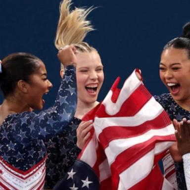 VIDEO: Team USA takes gold in women’s gymnastics team event