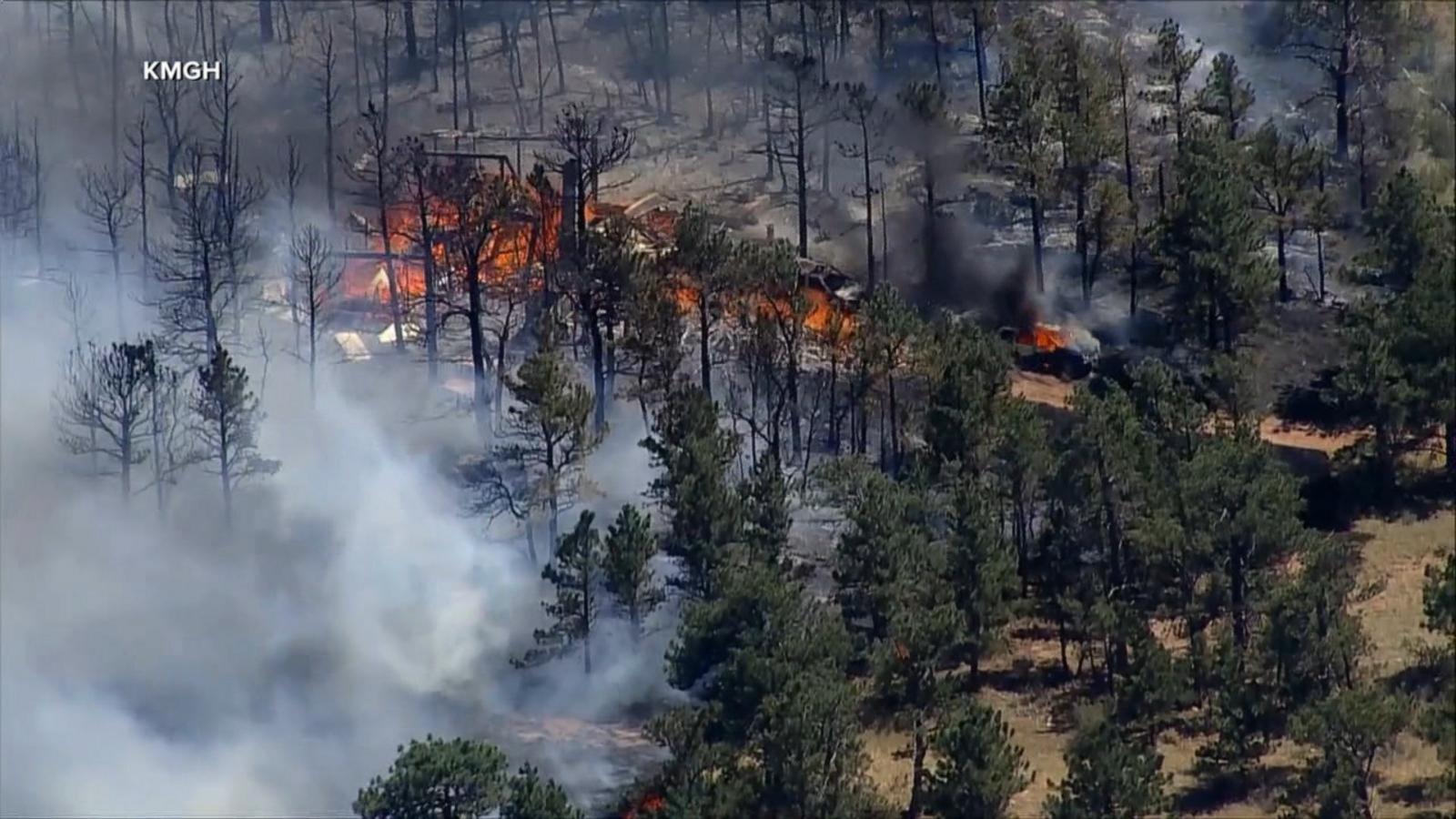 VIDEO: Wildfires rage across the West