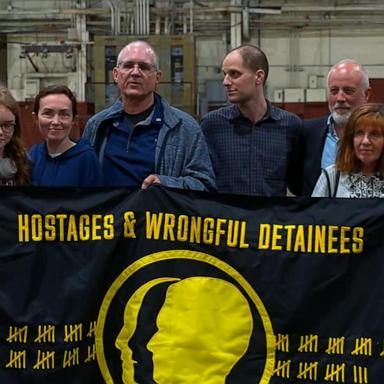 VIDEO: Freed Americans land in US after prisoner swap