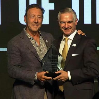 VIDEO: George Bodenheimer, honored with 2024 Jimmy V Spirit Award