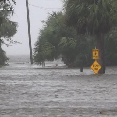 VIDEO: Major flood threat as Tropical Storm Debby heads north