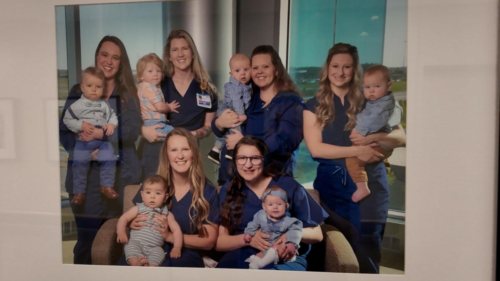 The Birth Place at Olathe Medical Center has celebrated 16 pregnancy announcements among its staff in less than a year.