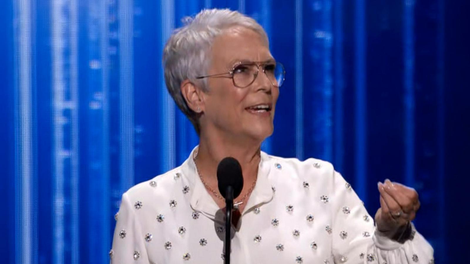 VIDEO: Jamie Lee Curtis inducted as Disney Legend: 'Legends aren't born, they are created'