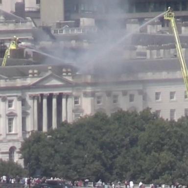 VIDEO: Fire damages historic Somerset House in London