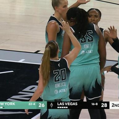 VIDEO: New York Liberty 1st team to clinch WNBA playoff berth