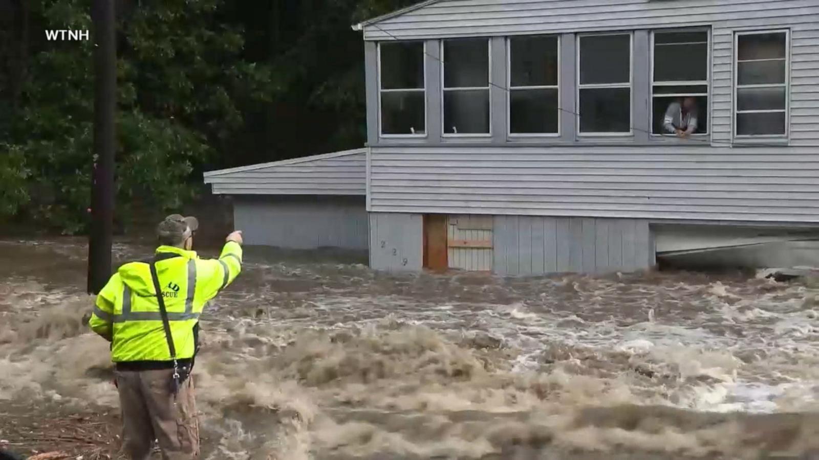 VIDEO: Intense storms cause flooding in Northeast