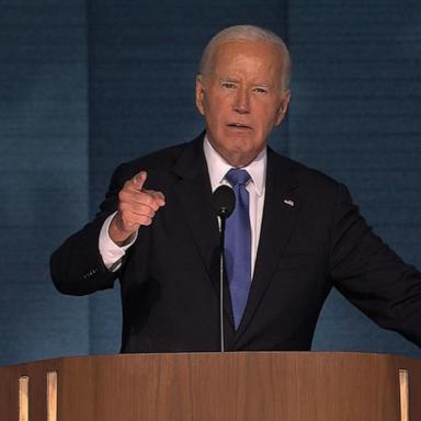 VIDEO: Biden praises Harris during DNC speech