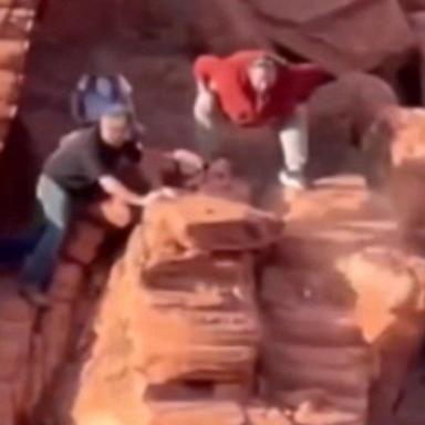 VIDEO: 2 men indicted for destruction on ancient Lake Mead rock formation