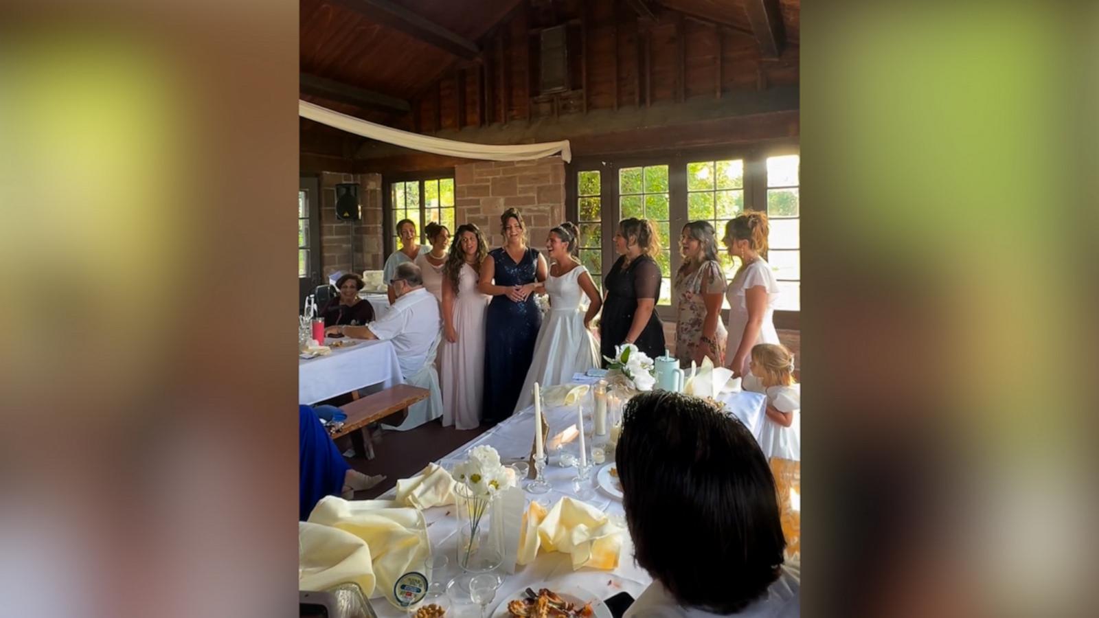 VIDEO: 8 sisters share fun tradition of singing this song at their weddings