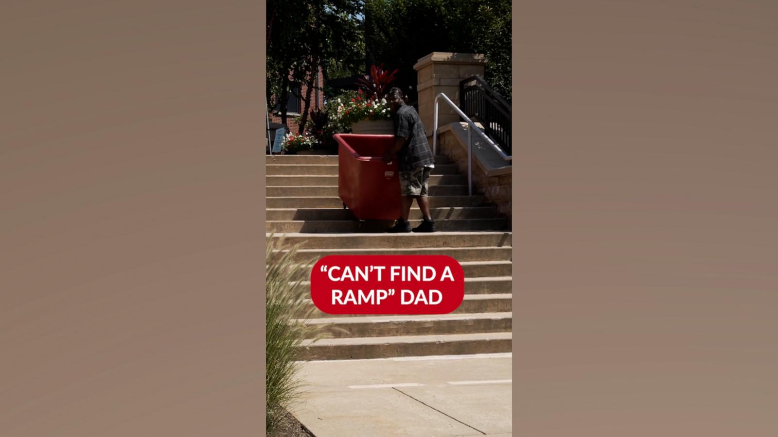 From the "can't find a ramp dad" to the "one trip dad," these dads made move-in day at Rutgers University a success.