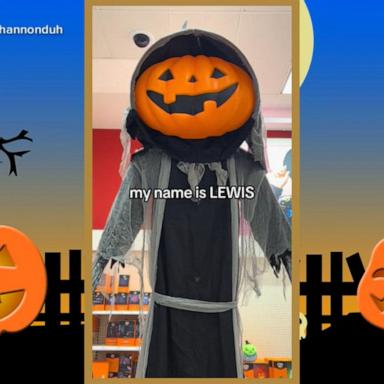 VIDEO: Lewis the Pumpkin Ghoul spotted in stores