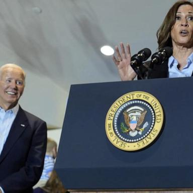 VIDEO: Biden, Harris campaign together on Labor Day