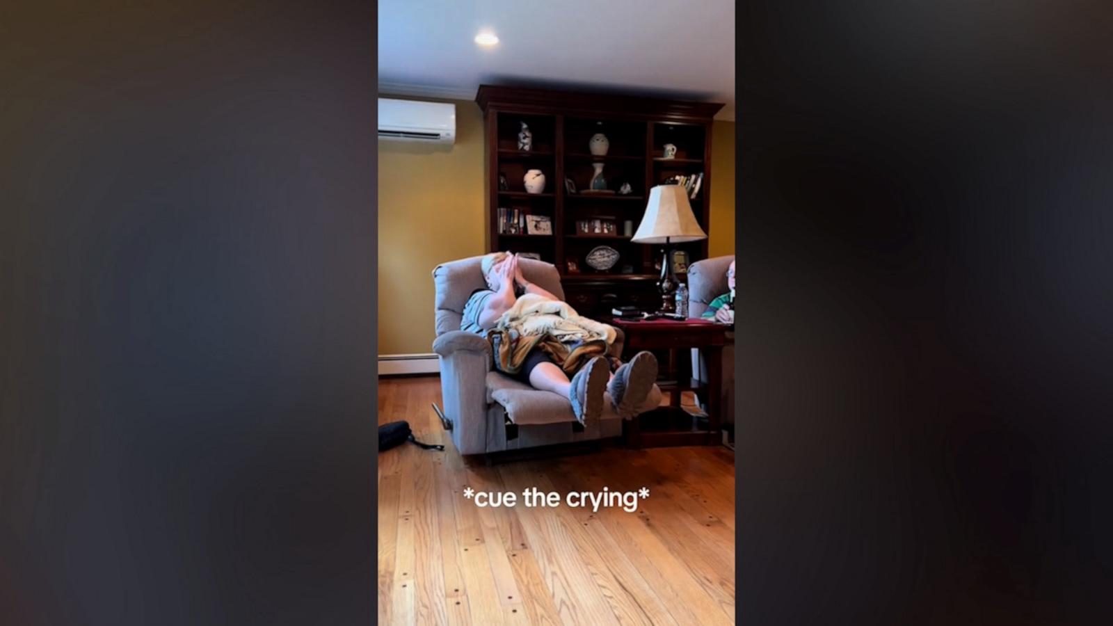 VIDEO: Grandparents have hilarious reaction when grandkids surprise them at home one by one