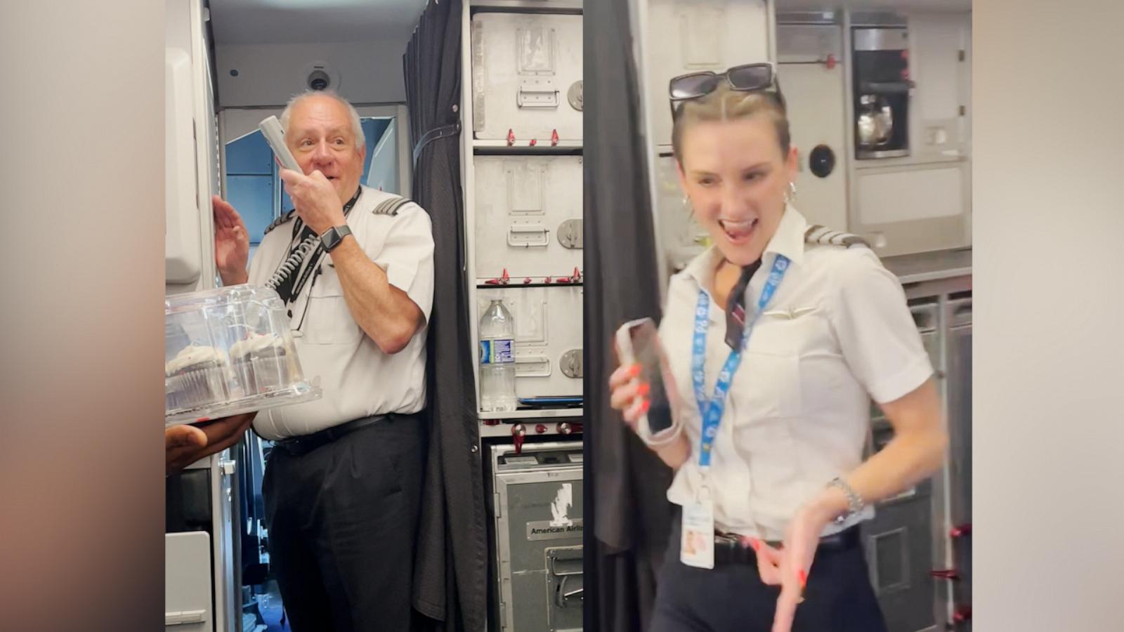 Capt. Bobby Blank retired after more than 32 years as a pilot for American Airlines and shared his final flight with his daughter and co-pilot, First Officer Ann-Perry Blank.