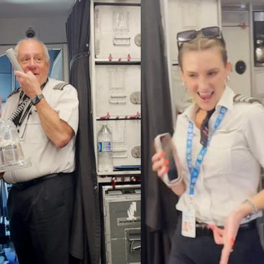 Capt. Bobby Blank retired after more than 32 years as a pilot for American Airlines and shared his final flight with his daughter and co-pilot, First Officer Ann-Perry Blank.