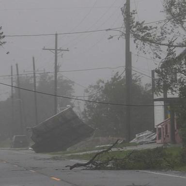 VIDEO: Remnants of Hurricane Francine batter the South